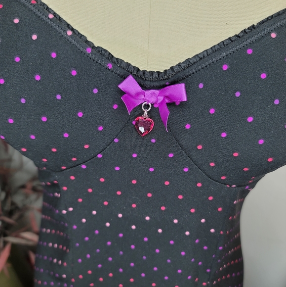 Victoria's Secret Sexy Little Things Ruffle Dress Black Size 36B - Picture 14 of 15